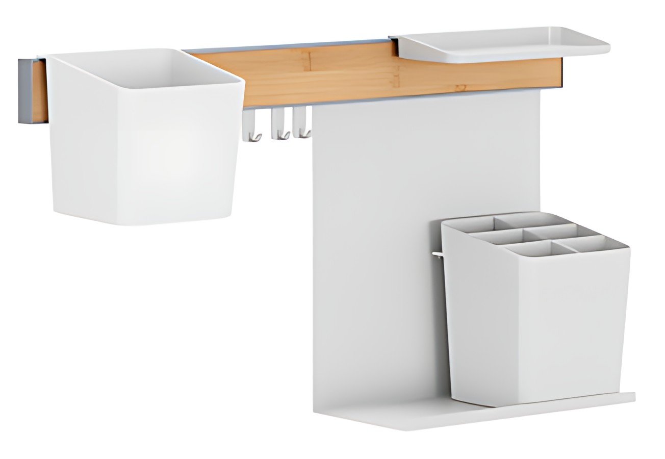 tesa KITCHEN Kit combi M, 7 pièces, blanc
