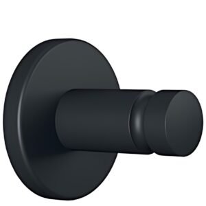 tesa Support de serviette de toilette MOON BLACK, noir