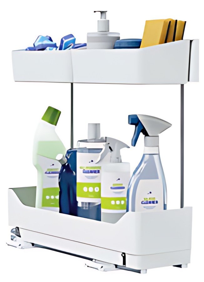 tesa KITCHEN Tiroir SIDE PULL-OUT, blanc