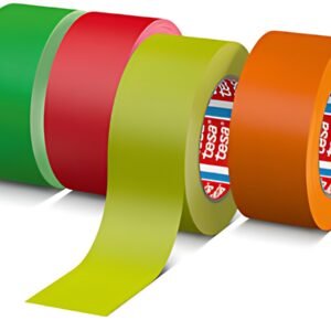 tesa Ruban adhésif 4671 Fluo, 25 mm x 25 m, vert fluo