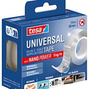 tesa Ruban adhésif double face NANO POWER, 30 mm x 1 m