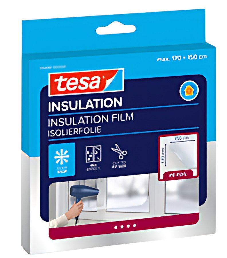 tesa INSULATION Film isolant pour fenêtres, 1,7 m x 1,5 m