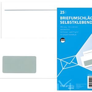 Enveloppe MAILmedia offset blanc, DIN longue, avec fenêtre