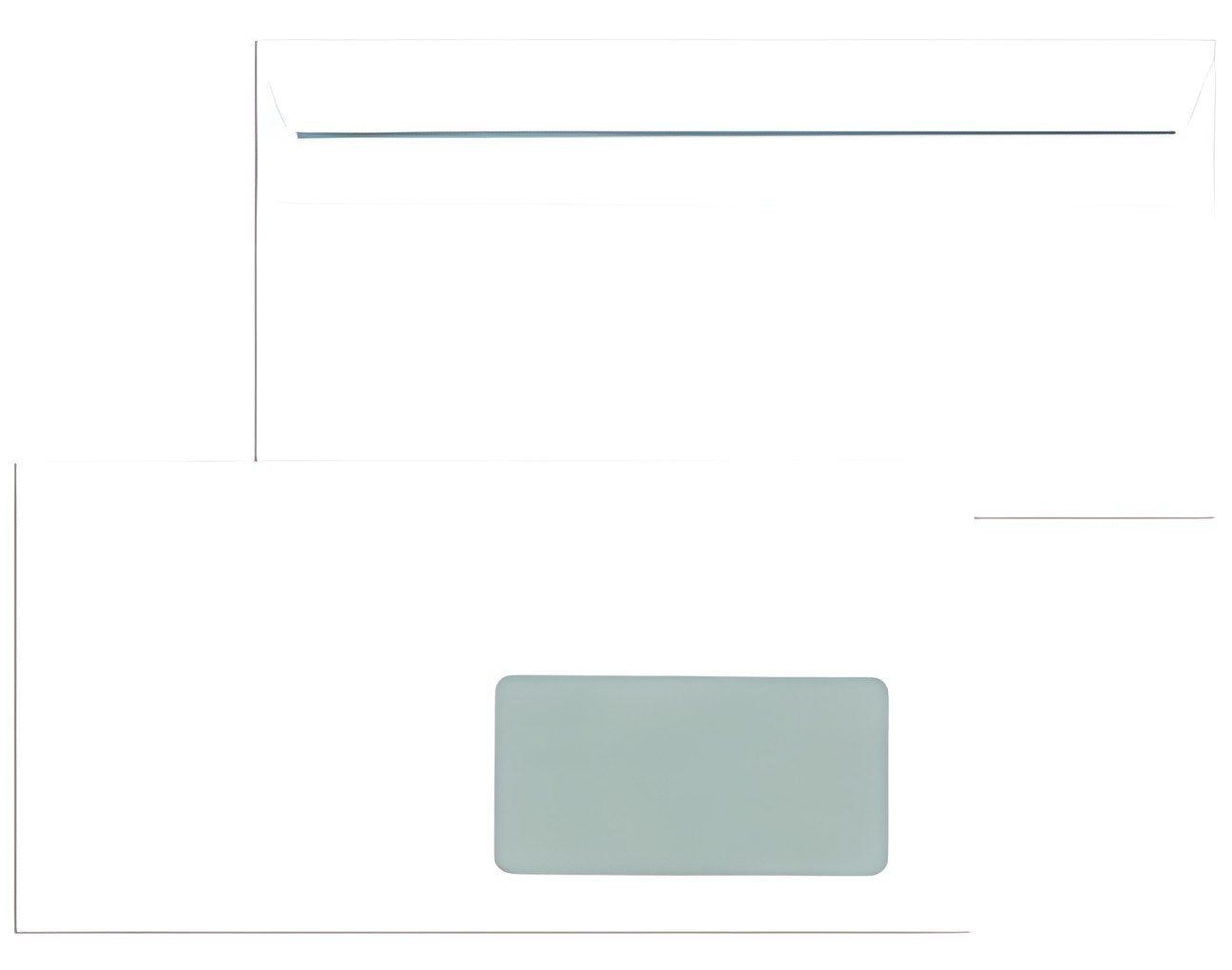 MAILmedia enveloppes, format DL, autocollant, avec fenêtre