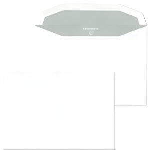 MAILmedia enveloppes C5 gommées, sans fenêtre, blanc