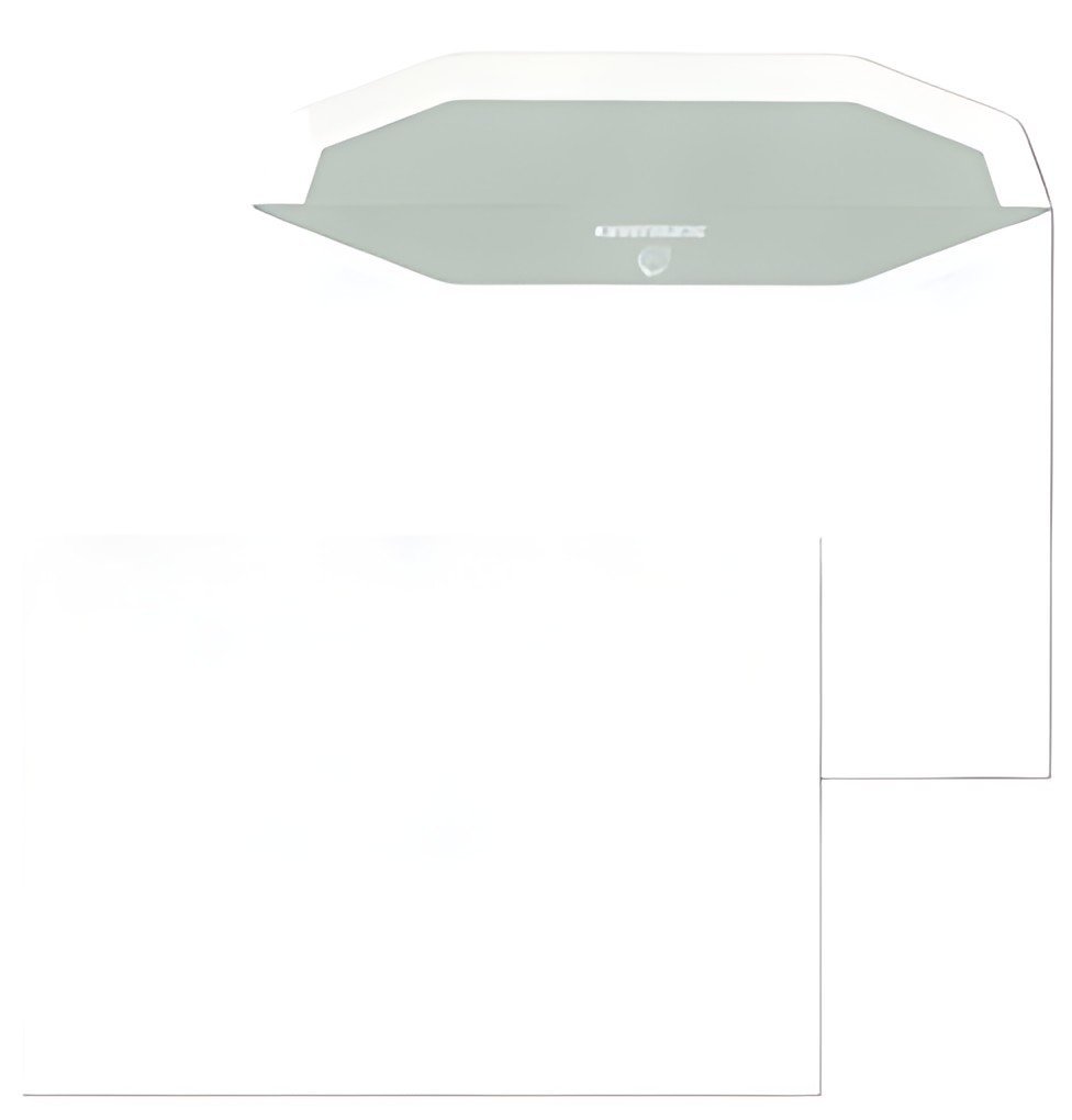 MAILmedia enveloppes C5 gommées, sans fenêtre, blanc