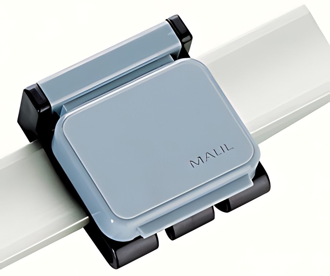 MAUL Clip magnétique, pour système de porte-plans, gris