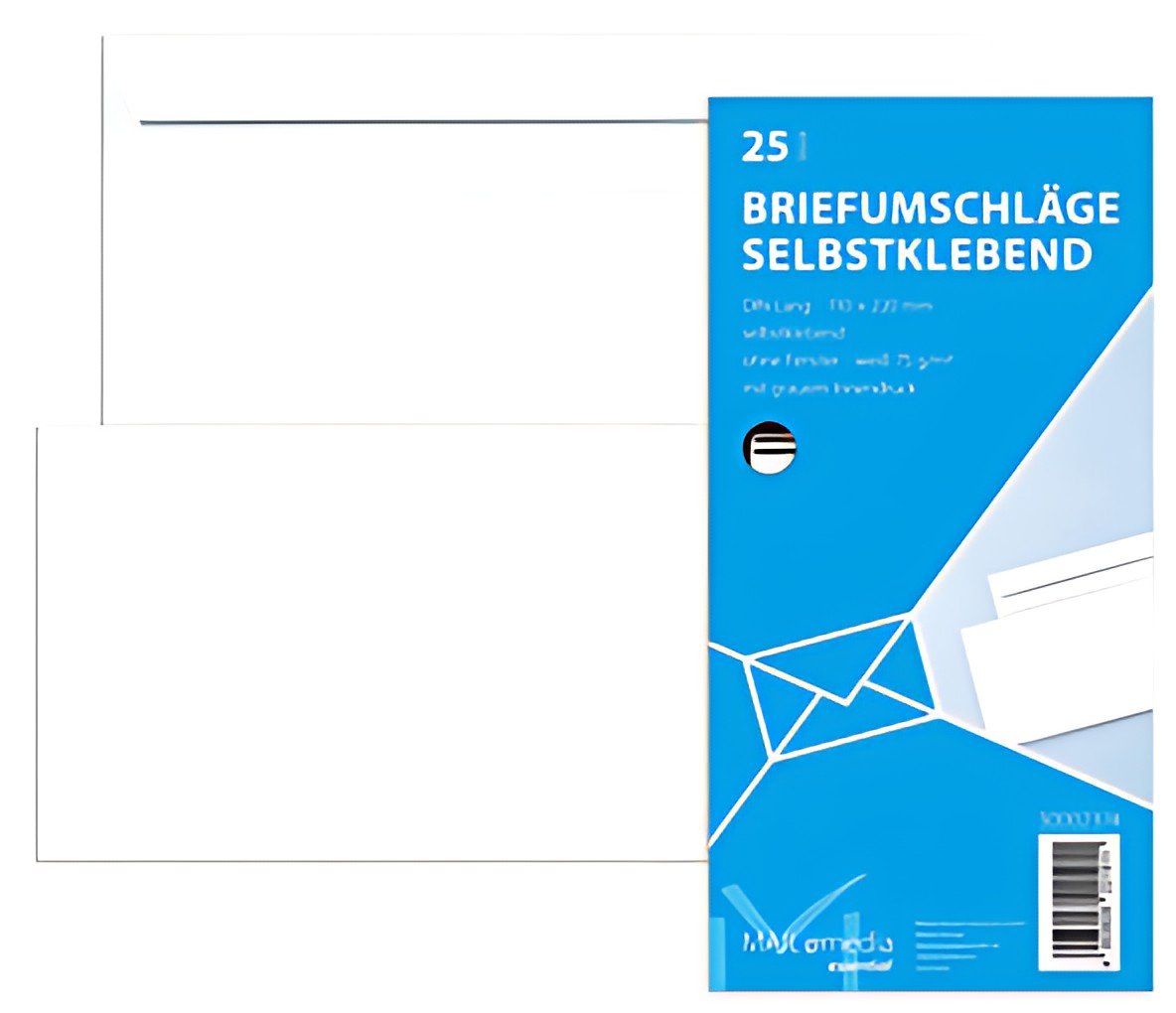 MAILmedia Enveloppe offset DL, sans fenêtre, blanc