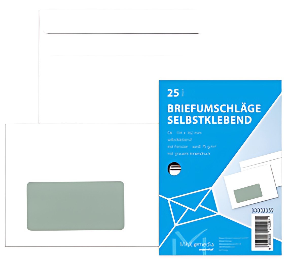 Enveloppe MAILmedia offset blanc, C6, avec fenêtre