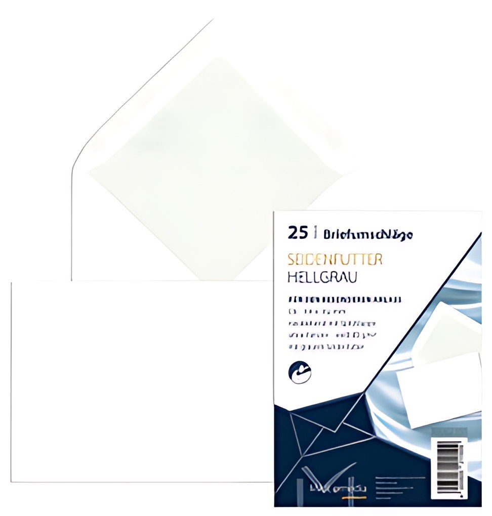 MAILmedia enveloppe Offset, avec doublure en soie, blanc