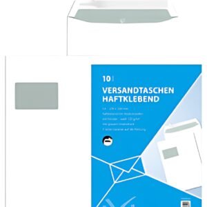 Sac postal MAILmedia offset blanc, C4, avec fenêtre