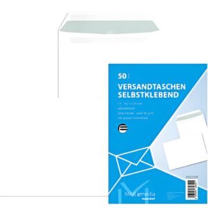 MAILmedia pochette d'expédition offset, C5, blanc