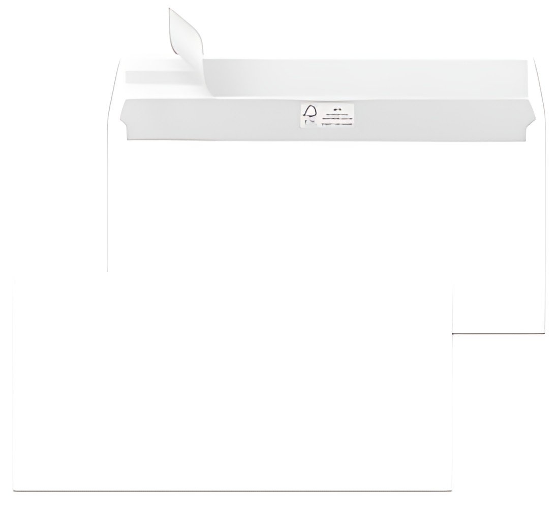 Enveloppes MAILmedia DIN longues, autocollantes, blanches