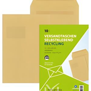 Sac d'expédition MAILmedia marron soda, C4, avec fenêtre