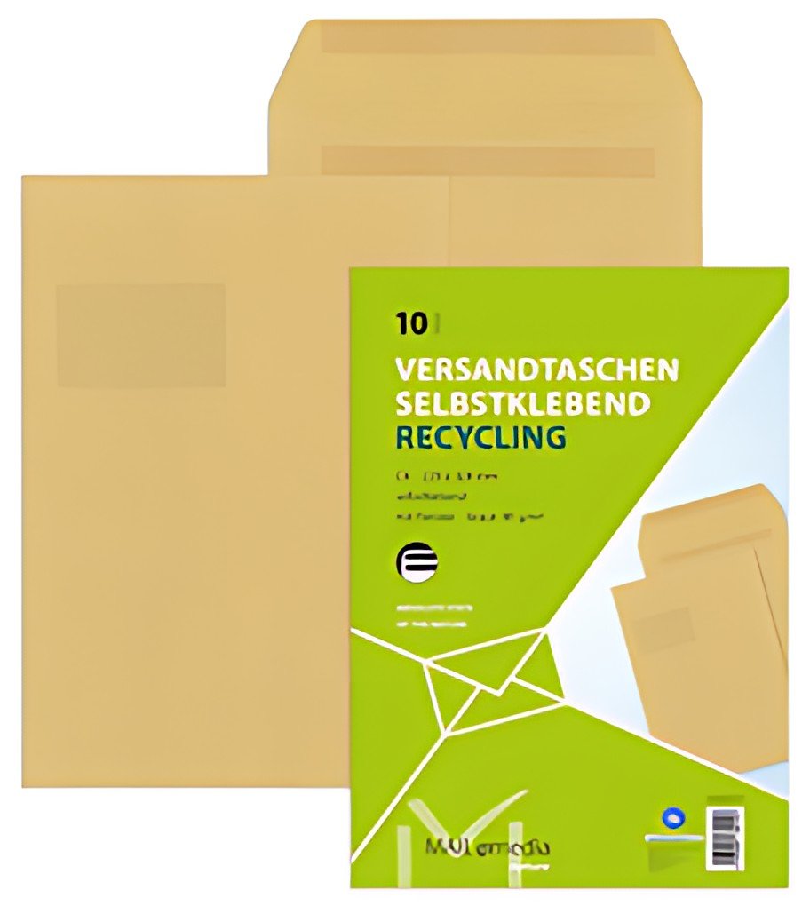 Sac d'expédition MAILmedia marron soda, C4, avec fenêtre