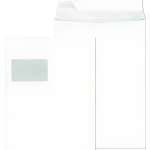 Sac postal SECURITEX, C4, blanc, avec fenêtre, 130 g/m²