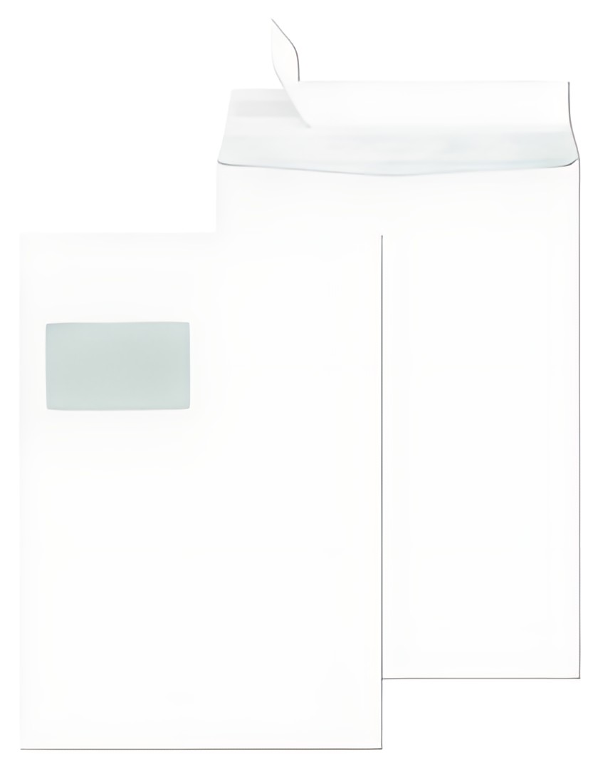 Sac postal SECURITEX, C4, blanc, avec fenêtre, 130 g/m²