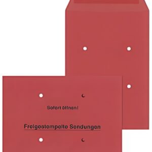 Sac postal MAILmedia "Envois oblitérés", B4, rouge