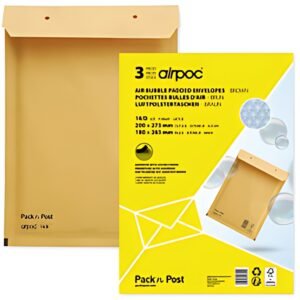 MAILmedia Pochettes d'expédition matelassées, typ G17, brun