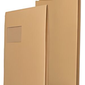 MAILmedia sac postal pliable C4, avec fenêtre, marron