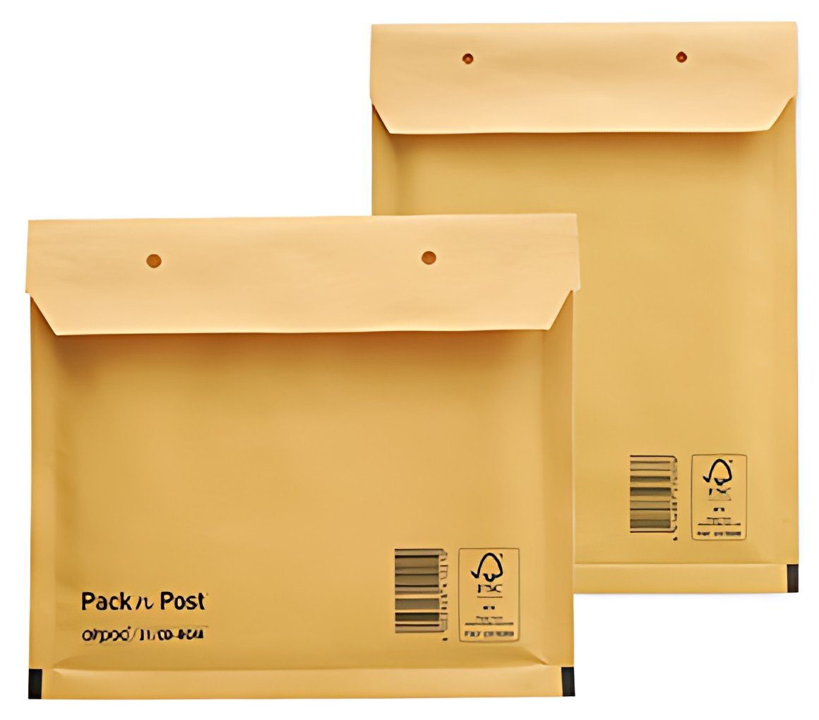MAILmedia Pochettes d'expédition matelassées, typ 16/F, brun