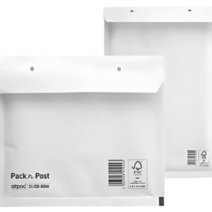 MAILmedia Pochette à bulle d'air, type 16/F, 21 g, blanc
