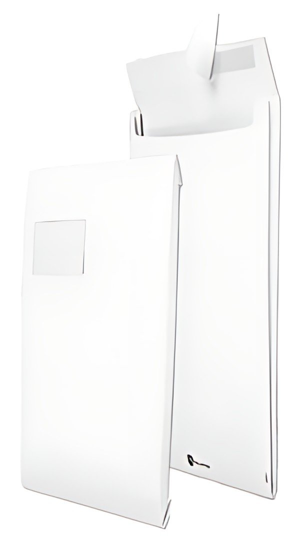 Sac postal pliable SECURITEX C4, avec fenêtre, blanc