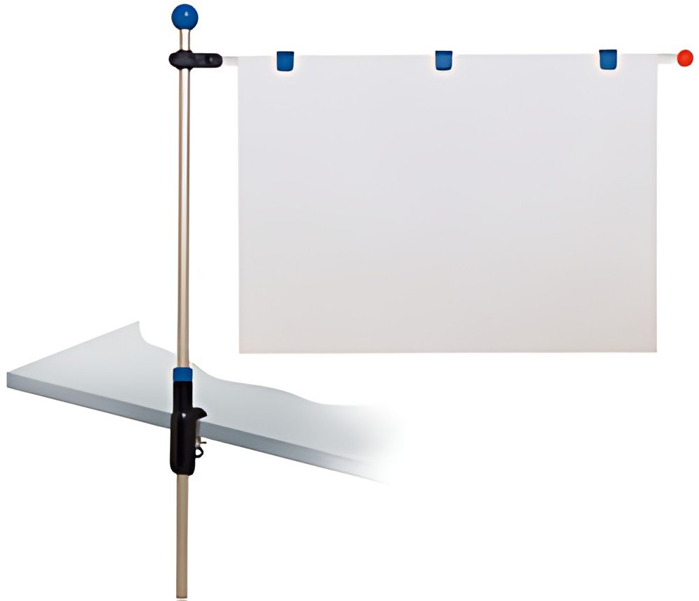 MAUL Porte-plans "Tischpresenter", gris, avec pince