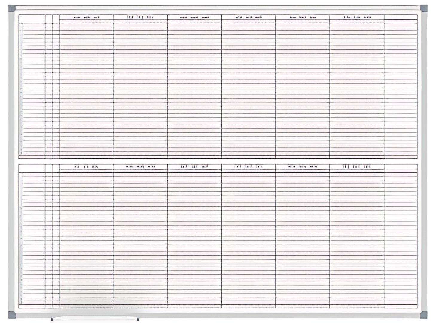 MAUL Tableau de planning annuel, (L)1.200 x (P)900 mm