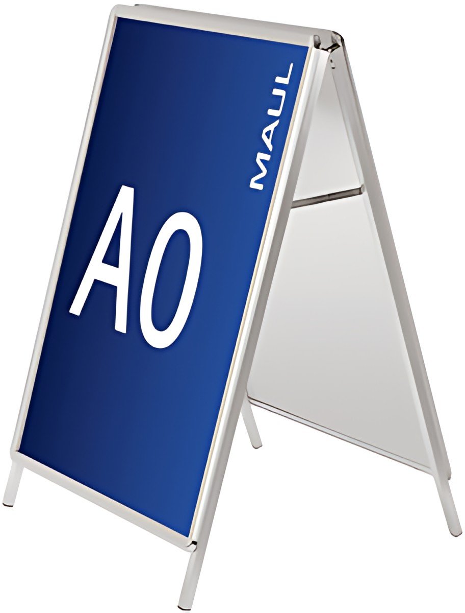MAUL Porte-affiches, A0-825 X 1.173 mm, 2 cadres rabattables