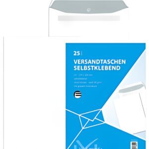 MAILmedia Pochette d'expedition, C4, sans fenêtre, blanc
