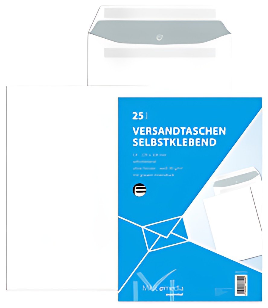 MAILmedia Pochette d'expedition, C4, sans fenêtre, blanc