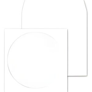 MAILMedia Pochettes en papier pour CD-/DVD, avec fenêtr