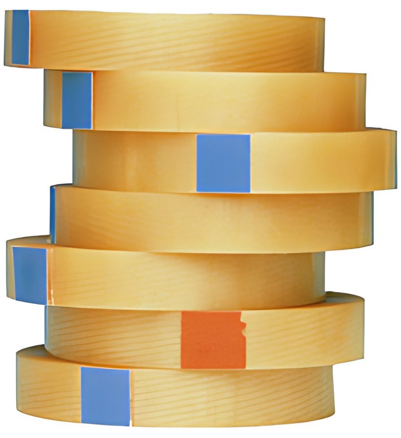 tesa Ruban adhésif d'emballage 4104, 25 mm x 66 m, trans.
