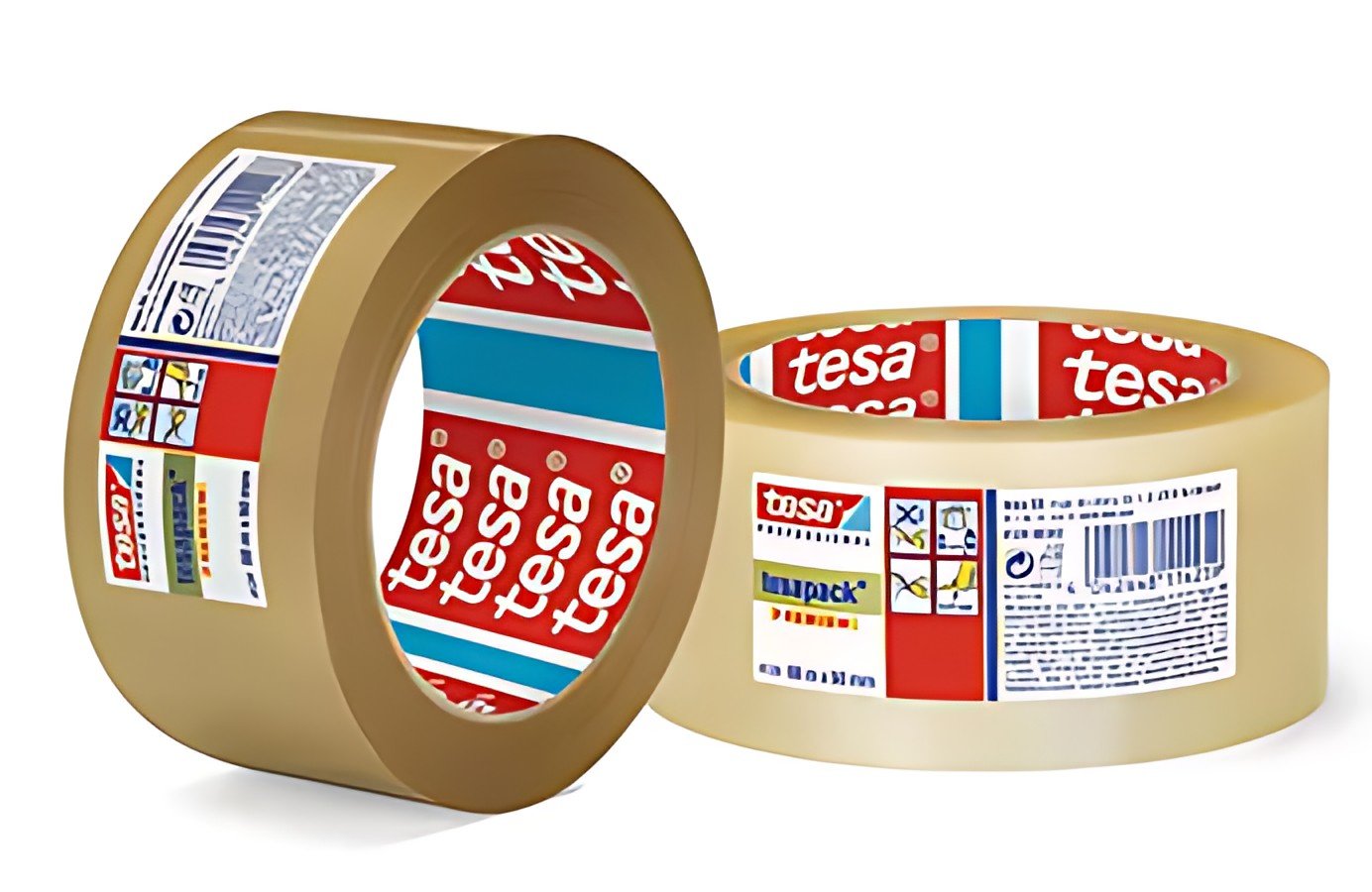 tesa tesapack Ruban adhésif 4124, PVC, 50 mm x 66 m