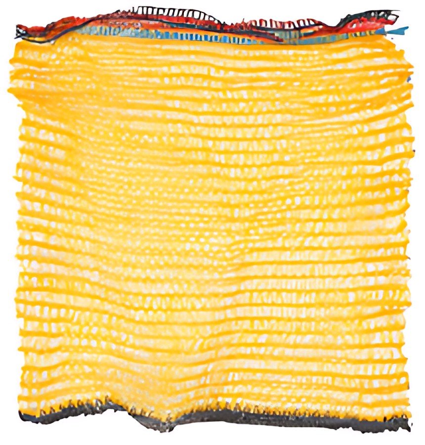dm-folien Sac à pommes de terre/à fruits, 25 kg, jaune