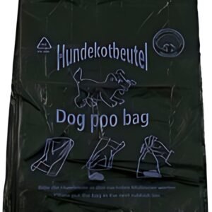 dm-folien Sac à déjections canines, 250 x 310 mm, bloc, noir