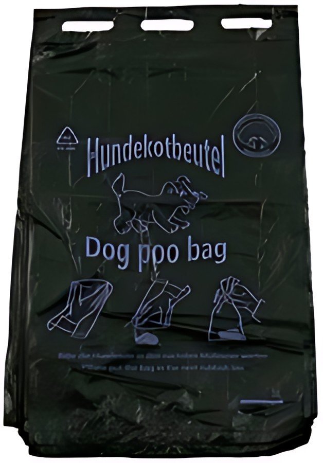 dm-folien Sac à déjections canines, 250 x 310 mm, bloc, noir