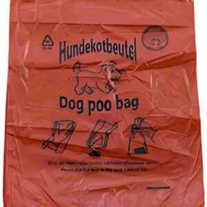 dm-folien Sac à déjections canines, 200x320 mm, bloc, rouge