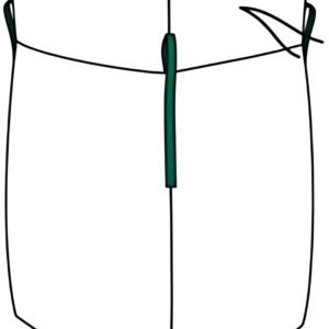 dm-folien Big Bag avec jupe, PP, 900 x 900 mm, blanc