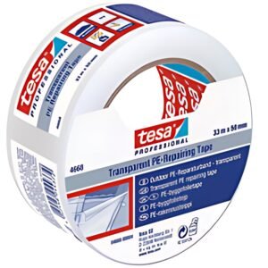 tesa Ruban adhésif pour films 4668 MDPE,50 mm x 33 m,transp.