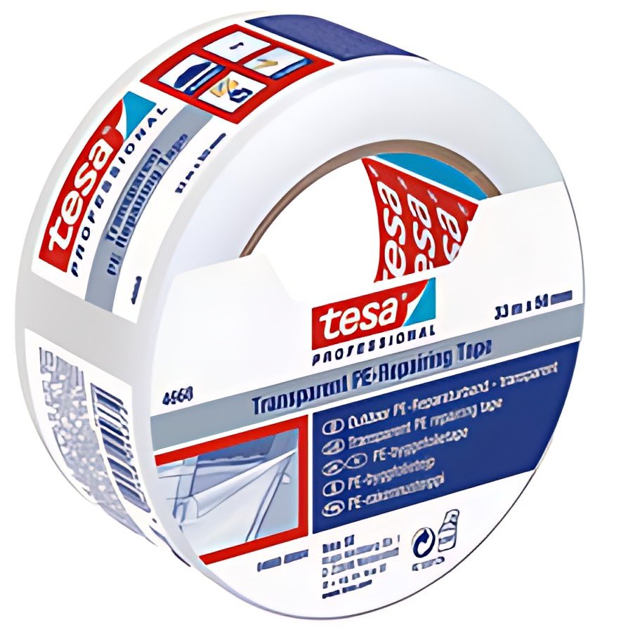 tesa Ruban adhésif pour films 4668 MDPE,50 mm x 33 m,transp.