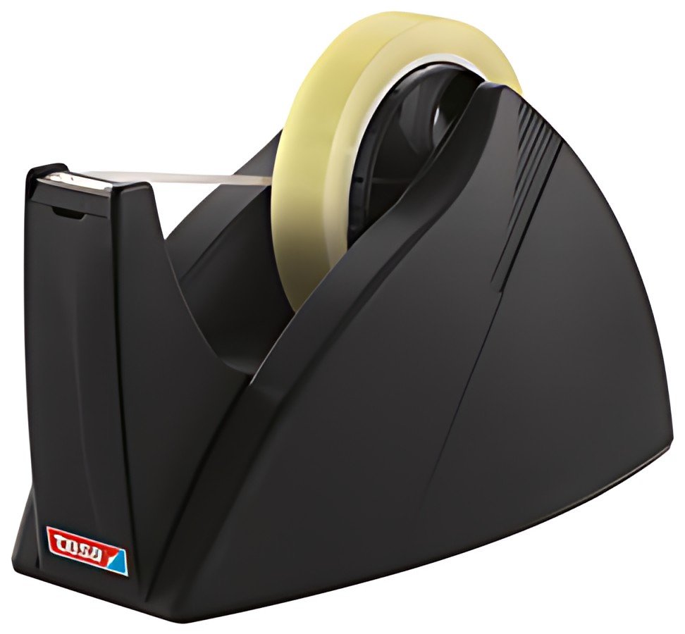 tesa Dévidoir de bureau Easy Cut Professional, noir