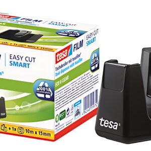 tesa Dévidoir de bureau Smart ecoLogo, équipé, noir