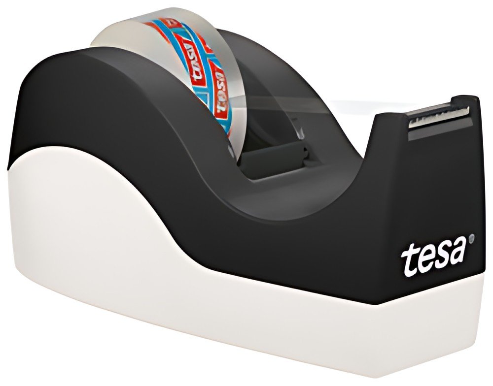 tesa Dévidoir de table Easy Cut Orca, équipé, cristal