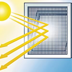 tesa Moustiquaire avec protection solaire pour fenêtre