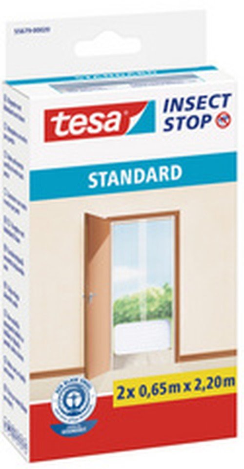tesa Moustiquaire STANDARD portes, 2 pièces,anthracite
