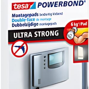 tesa Pastilles adhésives Powerbond double face, 20 x 60 mm