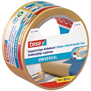tesa Ruban adhésif universel à double face, 50 mm x 25 m