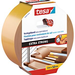 tesa Adhésif extra fort pour revêtement de sol, 50 mm x 25 m